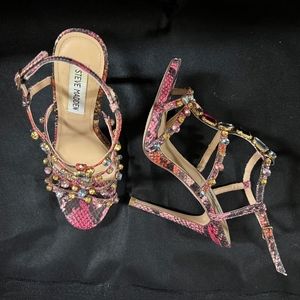 Steve Madden vintage. Heels with stones,  beautiful condition. Smoke free home